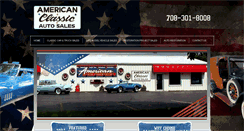 Desktop Screenshot of americanclassicautosales.com